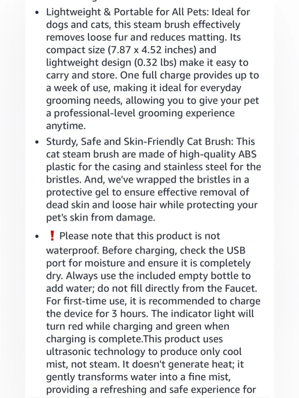Pet Hair Removal Device pet spray